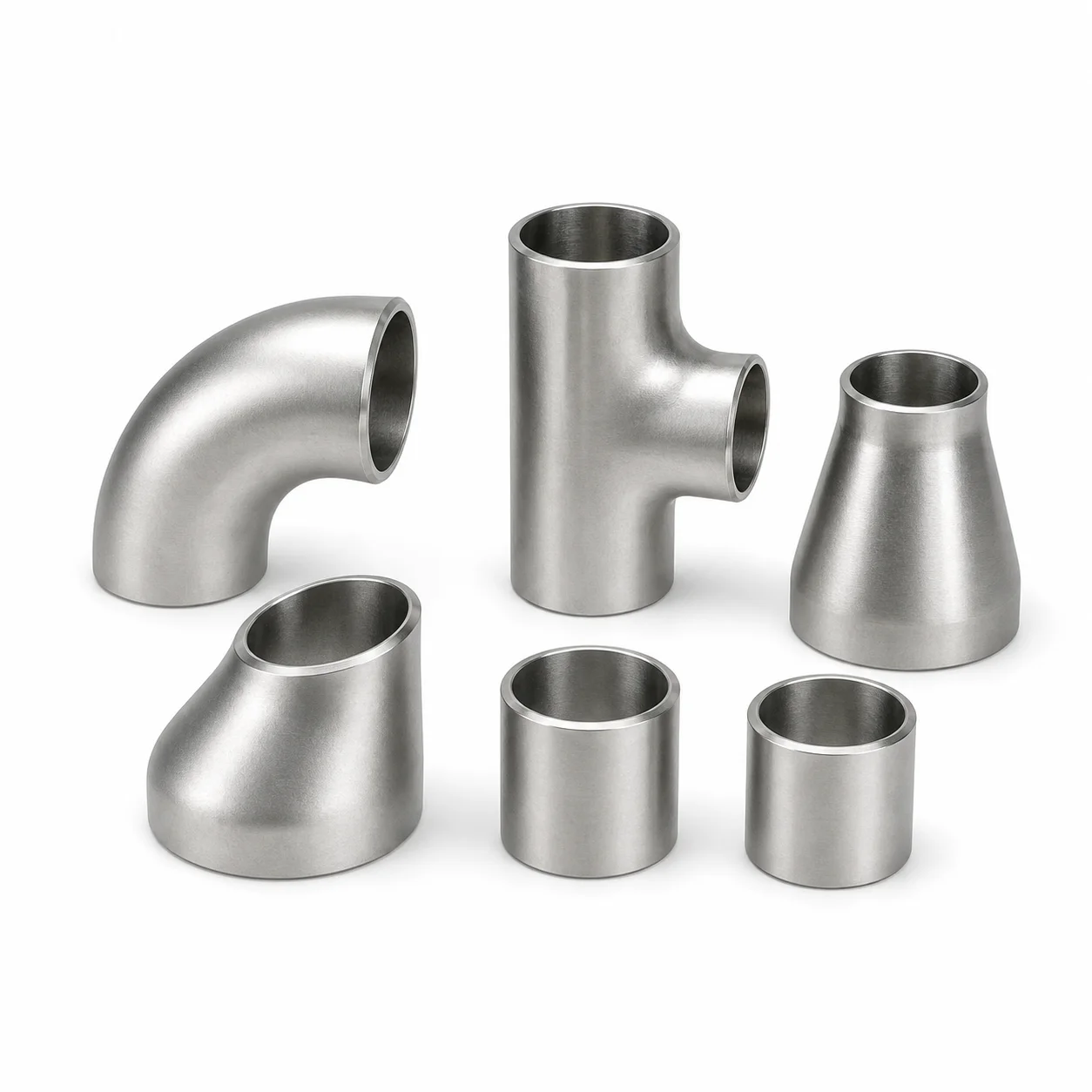 Stainless steel elbows tees reducers and pipe fittings