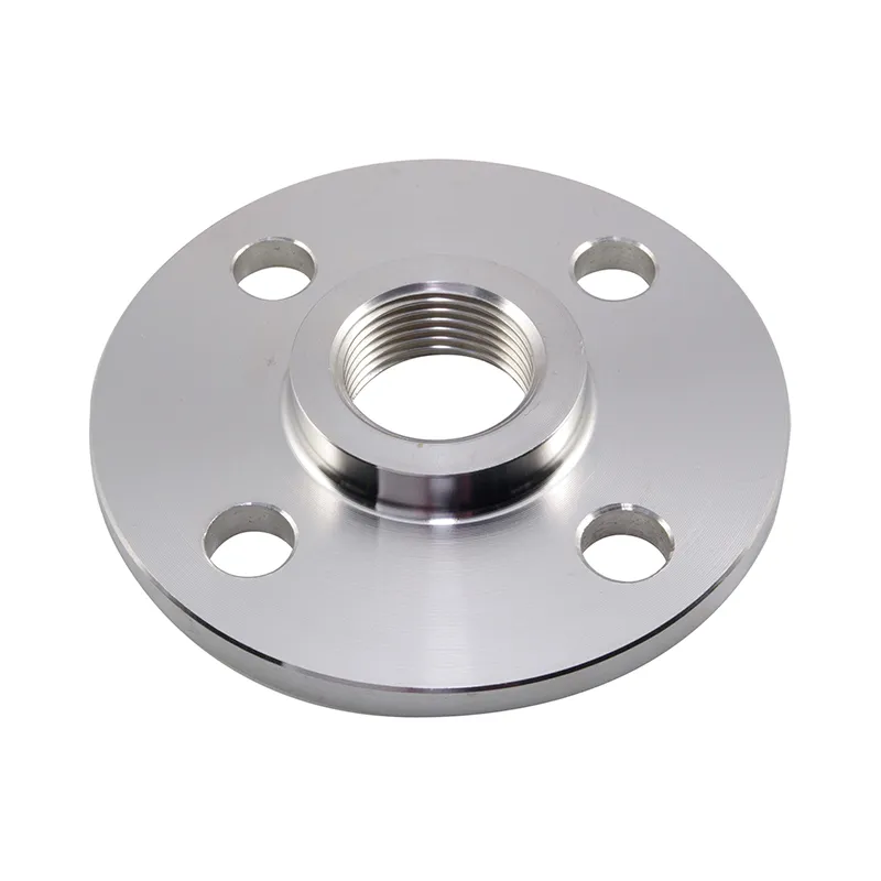 Screw BSP DIN PN 10/16 carbon steel A105 flange threaded slip on thread flange with hub